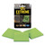Water-Resistant Self-Stick Notes, 3" x 3", Green, 45 Sheets/Pad, 3 Pads/Pack [SKU: MMMXTRM333TRYGN]