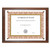 Award-A-Plaque Document Holder, Acrylic/Plastic, 10.5 x 13, Walnut [SKU: NUD18811M]