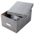 Reinforced Board Card File, Lift-Off Cover, Holds 1,200 5 x 8 Cards, 8.13 x 11 x 5.75, Black/White [SKU: OXF40590]