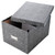 Reinforced Board Card File, Lift-Off Cover, Holds 1,200 6 x 9 Cards, 9 x 11 x 6.75, Black/White [SKU: OXF40591]