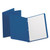 Title Panel and Border Front Report Cover, Three-Prong Fastener, 0.5" Capacity, Dark Blue/Dark Blue, 25/Box [SKU: OXF52538]
