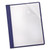 Clear Front Linen Report Cover, Three-Prong Fastener, 0.5" Capacity, 8.5 x 11, Clear/Navy, 25/Box [SKU: OXF53343]