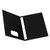 Twin-Pocket Folders with 3 Fasteners, 0.5" Capacity, 11 x 8.5, Black 25/Box [SKU: OXF57706]