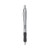 Profile Metal Ballpoint Pen, Retractable, Medium 1 mm, Black Ink, Silver Barrel, Dozen [SKU: PAP2130514]