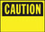 HY-KO 562 Caution Sign, Rectangular, Yellow Background, Polyethylene, 14 in W x 10 in H Dimensions [SKU: ORG6964183]