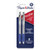 Profile Ballpoint Pen, Retractable, Medium 1 mm, Blue Ink, Blue/Silver Barrel, 2/Pack [SKU: PAP2130519]