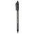 ComfortMate Ultra Ballpoint Pen, Retractable, Fine 0.8 mm, Black Ink, Black Barrel, Dozen [SKU: PAP6380187]