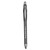 FlexGrip Elite Ballpoint Pen, Retractable, Fine 0.8 mm, Black Ink, Black Barrel, Dozen [SKU: PAP85582]