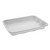 Meat Tray, #4 Deep, 9.5 x 7 x 1.25, White, Foam, 500/Carton [SKU: PCT0TF104D1]