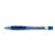 Quicker Clicker Mechanical Pencil, 0.7 mm, HB (#2.5), Black Lead, Transparent Blue Barrel [SKU: PENPD347TC]