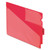 Colored Poly Out Guides with Center Tab, 1/3-Cut End Tab, Out, 8.5 x 11, Red, 50/Box [SKU: PFX13541]