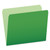 Colored File Folders, Straight Tabs, Letter Size, Green/Light Green, 100/Box [SKU: PFX152BGR]