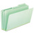 Pressboard Expanding File Folders, 1/3-Cut Tabs: Assorted, Legal Size, 1" Expansion, Green, 25/Box [SKU: PFX17171]