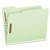 Heavy-Duty Pressboard Folders with Embossed Fasteners, 1/3-Cut Tabs, 1" Expansion, 2 Fasteners, Letter Size, Green, 25/Box [SKU: PFX17178]