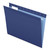 Colored Reinforced Hanging Folders, Letter Size, 1/5-Cut Tabs, Navy, 25/Box [SKU: PFX415215NAV]