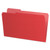 Interior File Folders, 1/3-Cut Tabs: Assorted, Legal Size, Red, 100/Box [SKU: PFX435013RED]