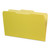 Interior File Folders, 1/3-Cut Tabs: Assorted, Legal Size, Yellow, 100/Box [SKU: PFX435013YEL]