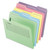 Printed Notes Fastener Folder, 1 Fastener, Letter Size, Assorted Colors, 30/Pack [SKU: PFX45270]