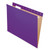 Colored Hanging Folders, Letter Size, 1/5-Cut Tabs, Violet, 25/Box [SKU: PFX81611]