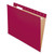 Colored Hanging Folders, Letter Size, 1/5-Cut Tabs, Burgundy, 25/Box [SKU: PFX81613]
