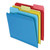 Poly Reinforced File Folder, 1/3-Cut Tabs: Assorted, Letter Size, Assorted Colors, 24/Pack [SKU: PFX86213]