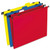 2-in-1 Colored Poly Folders with Built-in Tabs, Letter Size, 1/3-Cut Tabs, Assorted Colors, 10/Pack [SKU: PFX99917]