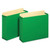 File Cabinet Pockets, 3.5" Expansion, Letter Size, Green, 10/Box [SKU: PFXFC1524PGRE]