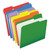 Double-Ply Reinforced Top Tab Colored File Folders, 1/3-Cut Tabs: Assorted, Letter, 0.75" Expansion, Assorted Colors, 100/Box [SKU: PFXR15213ASST]