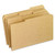 Dark Kraft File Folders with Double-Ply Top, 1/3-Cut Tabs: Assorted, Legal Size, 0.75" Expansion, Brown, 100/Box [SKU: PFXRK15313]