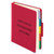 Vertical-Style Personnel Folders, 2" Expansion, 5 Dividers, 2 Fasteners, Letter Size, Red Exterior [SKU: PFXSER1ER]