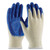 Seamless Knit Cotton/Polyester Gloves, Regular Grade, Small, White/Blue, 12 Pairs [SKU: PID39C122S]