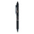 FriXion Clicker Erasable Gel Pen, Retractable, Bold 1 mm, Black Ink, Black Barrel, Dozen [SKU: PIL11384]