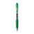 G2 Premium Gel Pen, Retractable, Fine 0.7 mm, Green Ink, Smoke Barrel, Dozen [SKU: PIL31025]