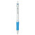 Acroball PureWhite Advanced Ink Ballpoint Pen, Retractable, Fine 0.7 mm, Black Ink, White/Blue Barrel [SKU: PIL31850]