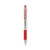 EasyTouch Ballpoint Pen, Retractable, Medium 1 mm, Red Ink, Clear Barrel, Dozen [SKU: PIL32222]