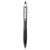 RexGrip BeGreen Ballpoint Pen, Retractable, Medium 1 mm, Black Ink, Black Barrel, Dozen [SKU: PIL32370]