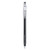 FriXion ColorSticks Erasable Gel Pen, Clipless Stick, Fine 0.7 mm, Black Ink, Black Barrel, Dozen [SKU: PIL32465]