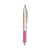 Dr. Grip Center of Gravity Breast Cancer Awareness Ballpoint Pen, Retractable, Medium 1mm, Black Ink, Silver/Pink Barrel [SKU: PIL36192]