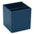 Pen Cup, Plastic, 3.25 x 3.25 x 3.25, Slate Blue [SKU: PPJ105970]