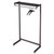 Single-Side Garment Rack with Shelf, Powder Coated Textured Steel, 48w x 18.5d x 61.5h, Black [SKU: QRT20214]