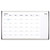 Magnetic Dry-Erase Calendar, 18 x 30, White Surface, Silver Aluminum Frame [SKU: QRTARCCP3018]