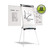 Euro Magnetic Presentation Easel, 27 x 39, White [SKU: QRTEU500E]