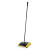 Dual Action Sweeper, 44" Steel/Plastic Handle, Black/Yellow [SKU: RCP421388BLA]