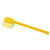 Long Handle Scrub, Yellow Synthetic Bristles, 20" Brush, 20" Gray Plastic Handle [SKU: RCP9B32CT]
