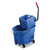 WaveBrake 2.0 Bucket/Wringer Combos, Side-Press, 35 qt, Plastic, Blue [SKU: RCPFG758888BLUE]