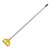 Invader Aluminum Side-Gate Wet-Mop Handle, 60", Gray/Yellow [SKU: RCPH126]
