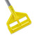 Invader Fiberglass Side-Gate Wet-Mop Handle, 1" dia x 54", Gray/Yellow [SKU: RCPH145]