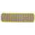 Microfiber Scrubber Pad, Vertical Polyprolene Stripes, 18", Yellow, 6/Carton [SKU: RCPQ810YEL]