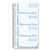 Telephone Message Book, Two-Part Carbonless, 5 x 2.75, 4 Forms/Sheet, 400 Forms Total [SKU: RED50076]