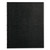 NotePro Notebook, 1 Subject, Narrow Rule, Black Cover, 9.25 x 7.25, 75 Sheets [SKU: REDA7150BLK]